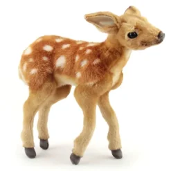 Handcrafted 12 Inch Lifelike Newborn Fawn Stuffed Animal by Hansa