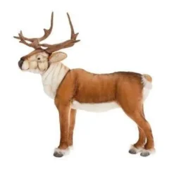 Handcrafted 24 Inch Lifelike Nordic Deer Stuffed Animal by Hansa