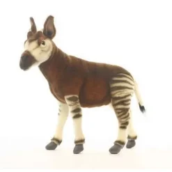 Handcrafted 15 Inch Lifelike Okapi Stuffed Animal by Hansa
