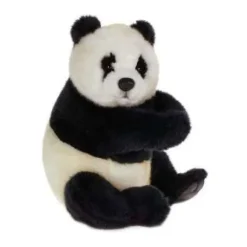 Handcrafted 10 Inch Lifelike Panda Bear Cub Stuffed Animal by Hansa