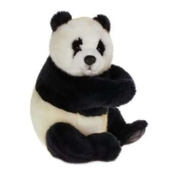 Handcrafted 10 Inch Lifelike Panda Bear Cub Stuffed Animal by Hansa
