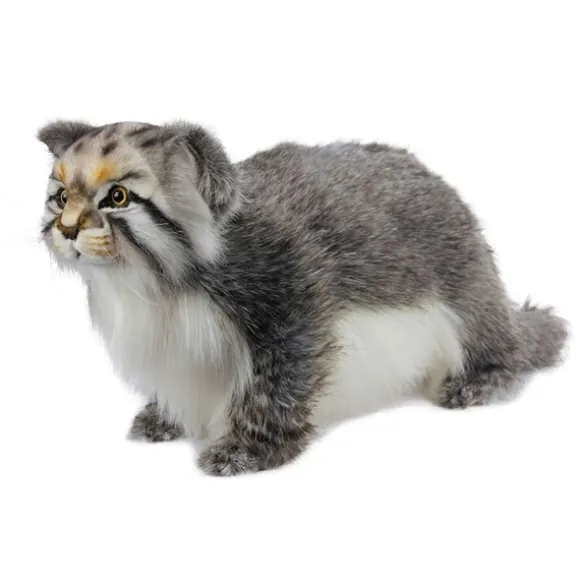 Handcrafted 17 Inch Lifelike Pallas Cat Stuffed Animal by Hansa