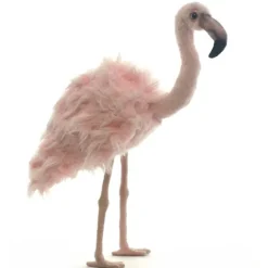 Handcrafted 15 Inch Lifelike Pink Flamingo Stuffed Animal by Hansa