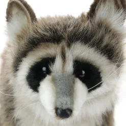 Handcrafted 18 Inch Lifelike Raccoon Stuffed Animal by Hansa