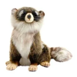Handcrafted 9 Inch Lifelike Raccoon Stuffed Animal by Hansa