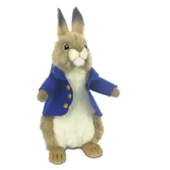 Handcrafted 13 Inch Lifelike Rabbit with Jacket Stuffed Animal by Hansa