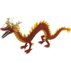 Handcrafted 24 Inch Lifelike Red Dragon Stuffed Animal by Hansa