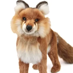 Handcrafted 17 Inch Lifelike Red Fox Stuffed Animal by Hansa