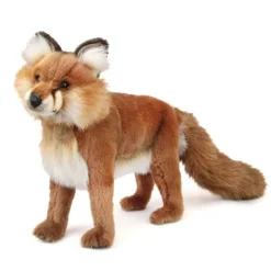 Handcrafted 17 Inch Lifelike Red Fox Stuffed Animal by Hansa