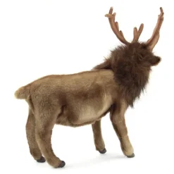 Handcrafted 16 Inch Lifelike Reindeer Stuffed Animal by Hansa