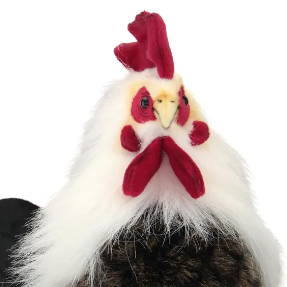 Handcrafted 17 Inch Lifelike Rooster Stuffed Animal by Hansa