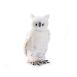 Handcrafted 13 Inch Lifelike Snowy Owl Stuffed Animal by Hansa