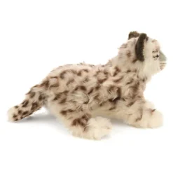 Handcrafted 14 Inch Lifelike Snow Leopard Cub Stuffed Animal by Hansa