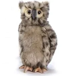 Handcrafted 8 Inch Lifelike Spotted Owl Stuffed Animal by Hansa