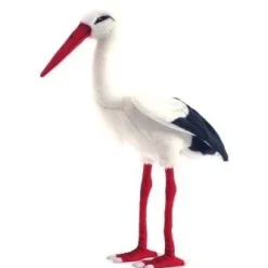 Handcrafted 17 Inch Lifelike Stork Stuffed Animal by Hansa