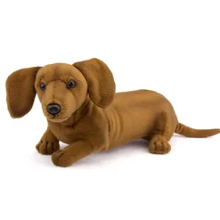 Handcrafted 16 Inch Lifelike Stuffed Dachshund Puppy by Hansa