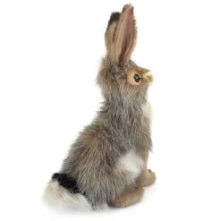 Handcrafted 9 Inch Lifelike Stuffed Black-tailed Jack Rabbit by Hansa