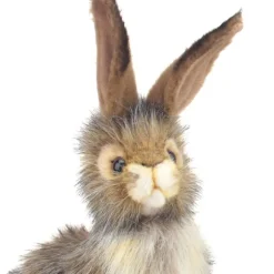 Handcrafted 9 Inch Lifelike Stuffed Black-tailed Jack Rabbit by Hansa
