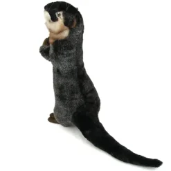 Handcrafted 14 Inch Lifelike Standing Stuffed River Otter by Hansa
