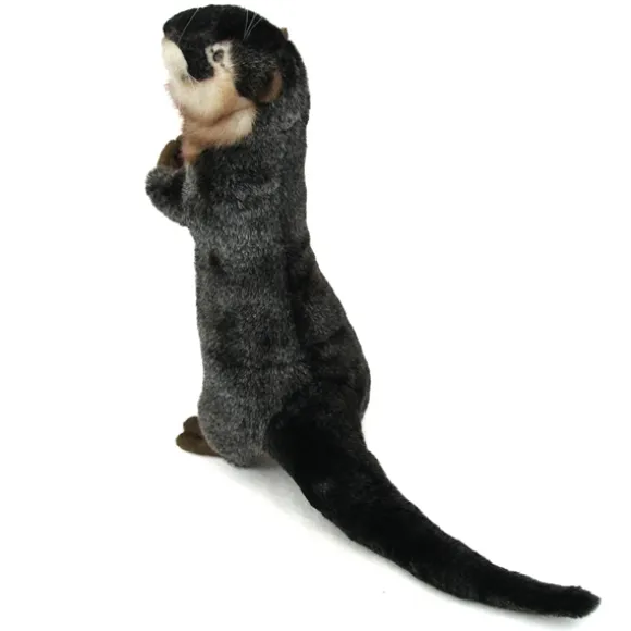 Handcrafted 14 Inch Lifelike Standing Stuffed River Otter by Hansa