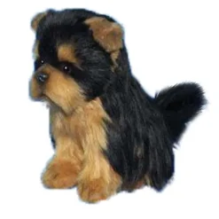 Handcrafted 6 Inch Lifelike Teacup Yorkie Stuffed Animal Dog by Hansa