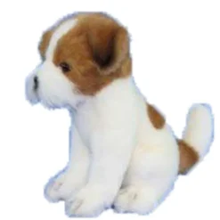 Handcrafted 6 Inch Lifelike Teacup Jack Russell Terrier Stuffed Animal Dog by Hansa