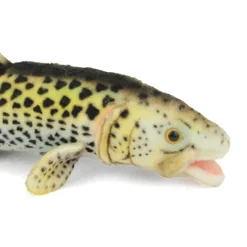 Handcrafted 14 Inch Lifelike Trout Stuffed Animal by Hansa