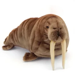 Handcrafted 15 Inch Lifelike Walrus Stuffed Animal by Hansa