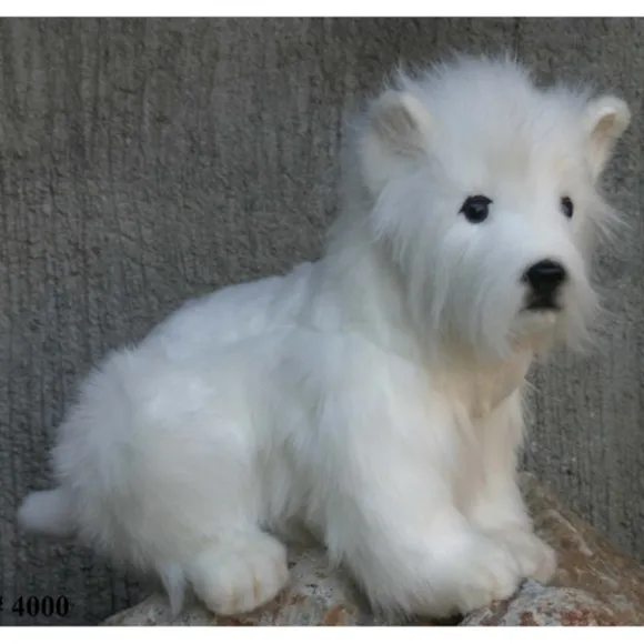 Handcrafted 9 Inch Lifelike Westie Stuffed Animal by Hansa
