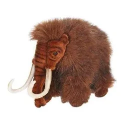 Handcrafted 13 Inch Lifelike Woolly Mammoth Cub Stuffed Animal by Hansa