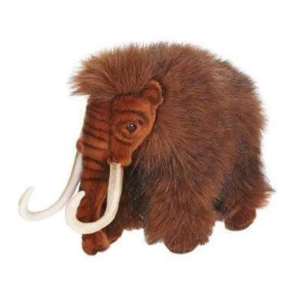 Handcrafted 13 Inch Lifelike Woolly Mammoth Cub Stuffed Animal by Hansa
