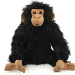 Handcrafted 9 Inch Lifelike Young Chimp Stuffed Animal by Hansa
