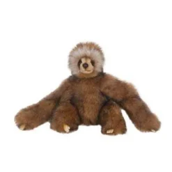 Handcrafted 10 Inch Lifelike Young Three-toed Sloth Stuffed Animal by Hansa