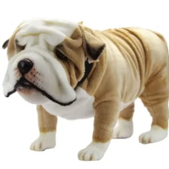 Handcrafted 30 Inch Life-size English Bulldog Stuffed Animal by Hansa