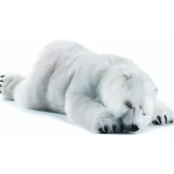 Handcrafted 41 Inch Life-size Stuffed Polar Bear Cub by Hansa