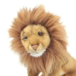 Handcrafted 8 Inch Sitting Lifelike Lion Stuffed Animal by Hansa