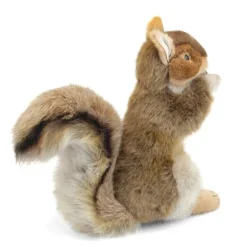 Handcrafted 9 Inch Standing Lifelike Squirrel Stuffed Animal by Hansa