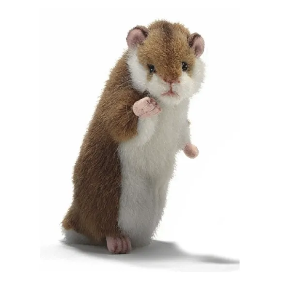 Handcrafted 6 Inch Standing Lifelike Hamster Stuffed Animal by Hansa