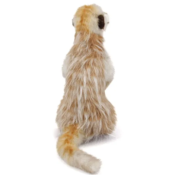 Handcrafted 10 Inch Standing Lifelike Meerkat Stuffed Animal by Hansa