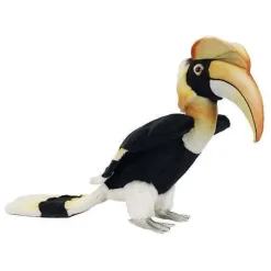 Handcrafted Lifelike Malaysian Rhinoceros Hornbill Stuffed Animal by Hansa