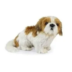 Handcrafted Lifelike Shih Tzu Stuffed Animal Dog by Hansa