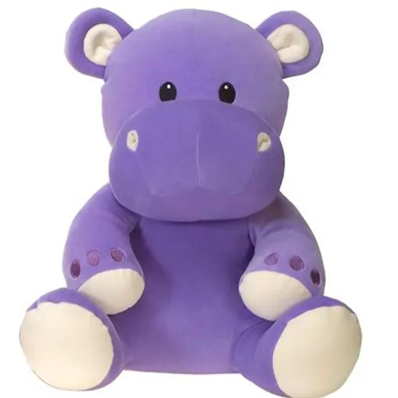 Hannibal the Smooth Stuffed Hippo Huggy Huggables by Fiesta