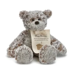 Happy Birthday Mini Giving Bear 8.5 Inch Plush Teddy Bear by Demdaco