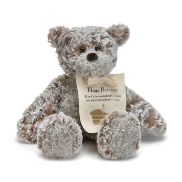 Happy Birthday Mini Giving Bear 8.5 Inch Plush Teddy Bear by Demdaco