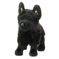 Harko the Plush Black German Shepherd Dog by Douglas