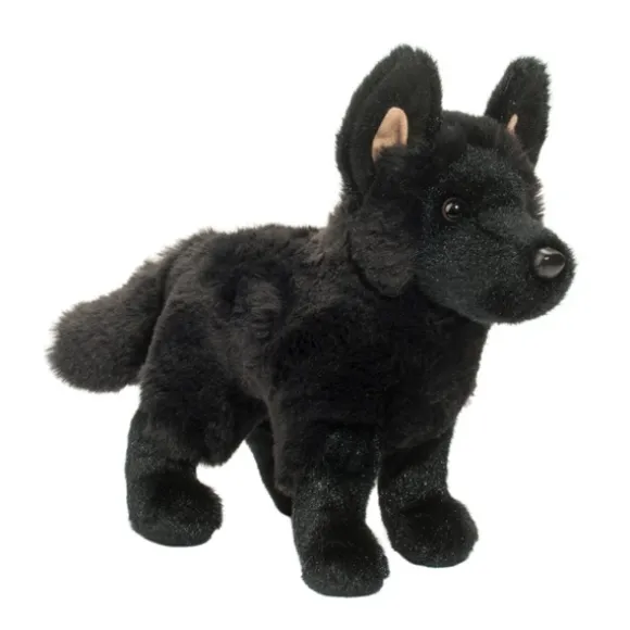 Harko the Plush Black German Shepherd Dog by Douglas