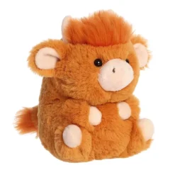 Harvey the Highland Cow Stuffed Animal 5 Inch Rolly Pet by Aurora