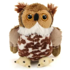 Hug 'Ems Small Great Horned Owl Stuffed Animal by Wild Republic