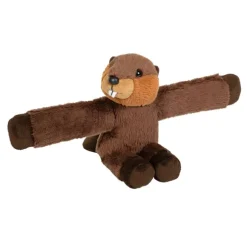 Huggers Beaver Stuffed Animal Slap Bracelet by Wild Republic