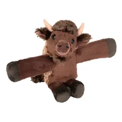 Huggers Bison Stuffed Animal Slap Bracelet by Wild Republic